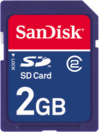 Sandisk SD memory card