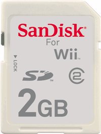 official Wii memory card