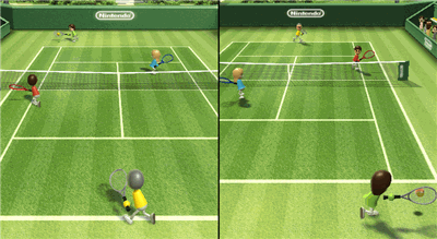 Wii tennis